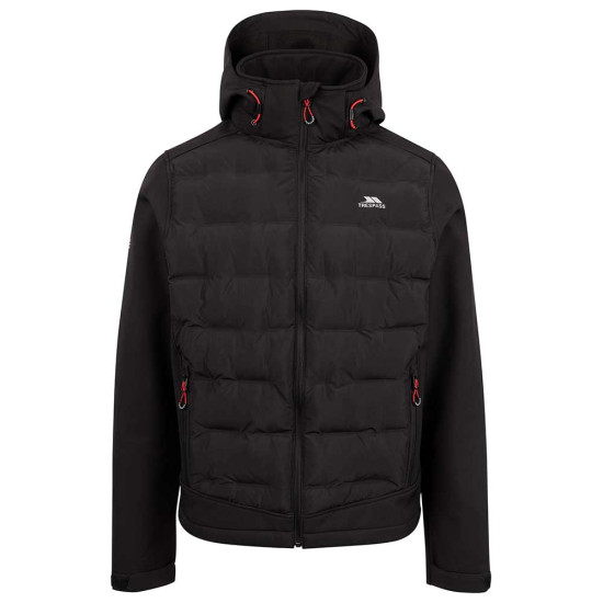Trespass Ανδρικό μπουφάν Alwero Hybrid Hooded Softshell Jacket
